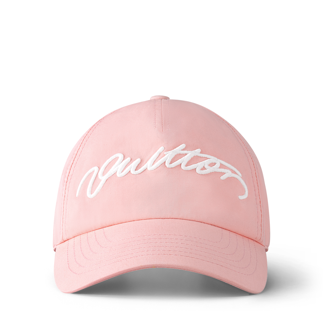 Louis Vuitton ベースボールキャップ アイボリー/ピンク Louis Vuitton Pink Cap Louis Vuitton ベースボールキャップ